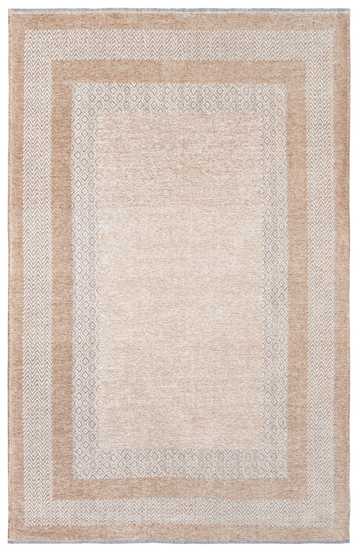 Tapis lavables scandinaves beige crème