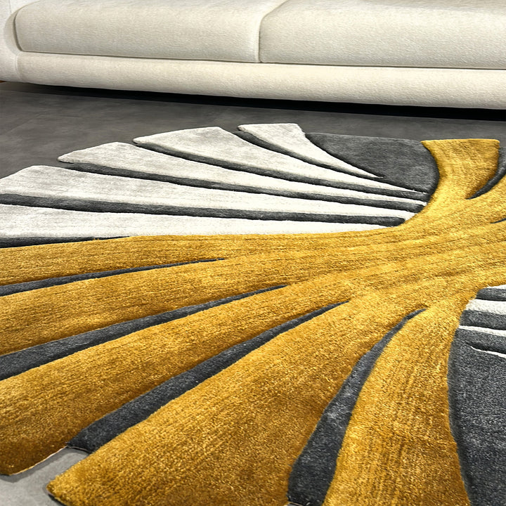 Tapis touffetés géométriques faits à la main sur mesure