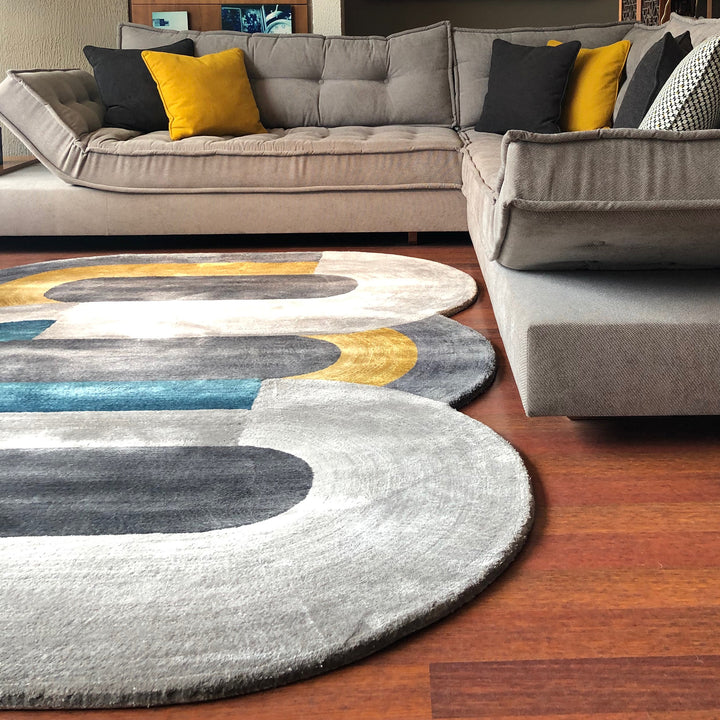 Tapis touffetés faits à la main, sur mesure et façonnés