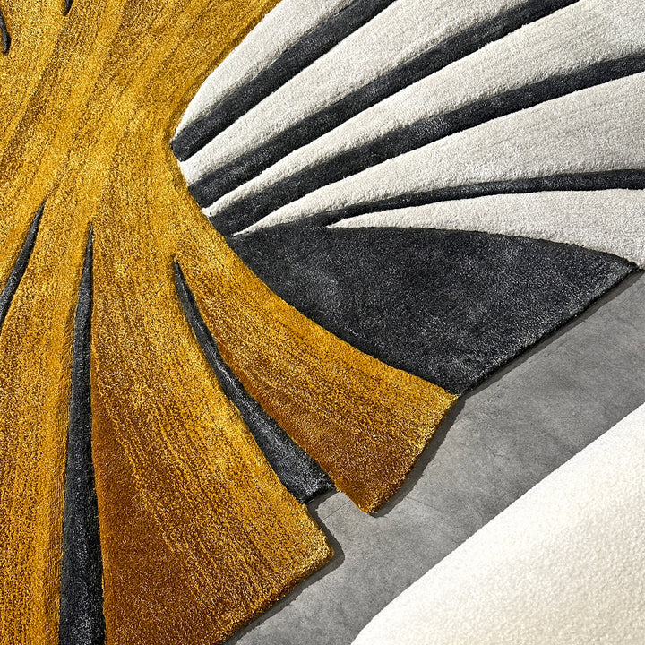 Tapis touffetés géométriques faits à la main sur mesure