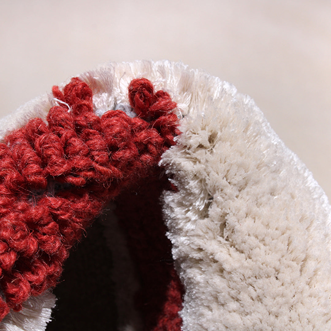 Tapis touffetés ovales faits à la main sur mesure