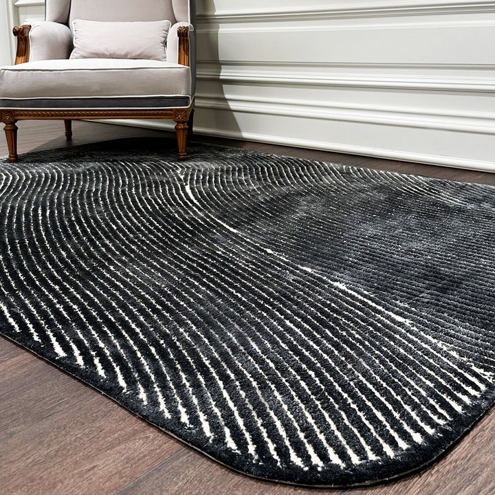 Tapis touffetés géométriques faits à la main sur mesure