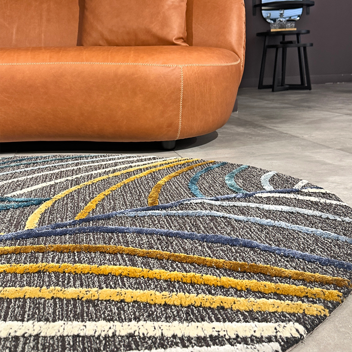 Tapis touffetés ovales faits à la main sur mesure