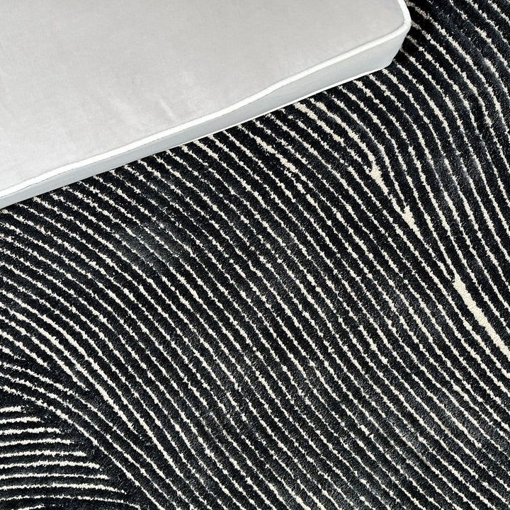 Tapis touffetés géométriques faits à la main sur mesure