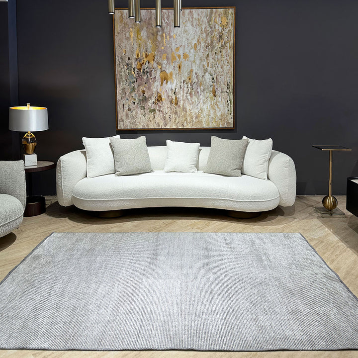 Tapis lavables couleur crème unie