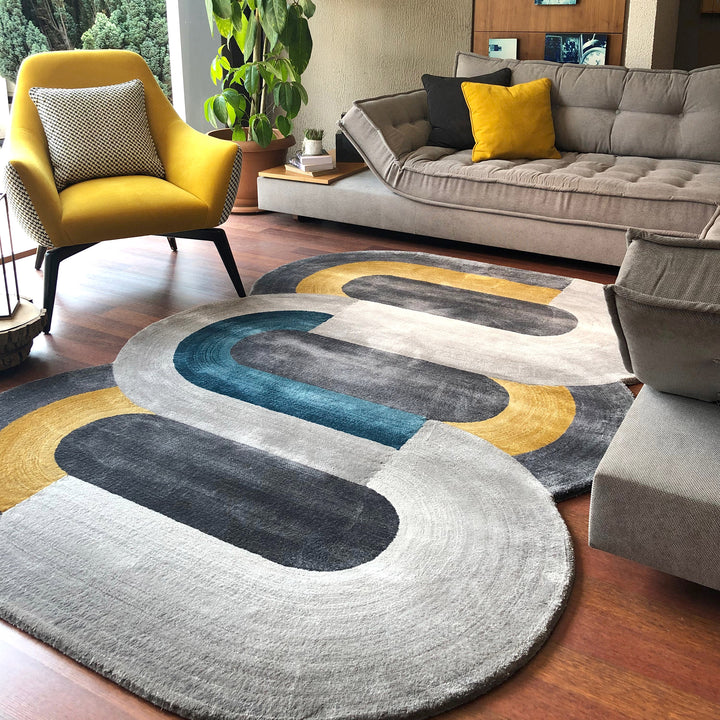 Tapis touffetés faits à la main, sur mesure et façonnés