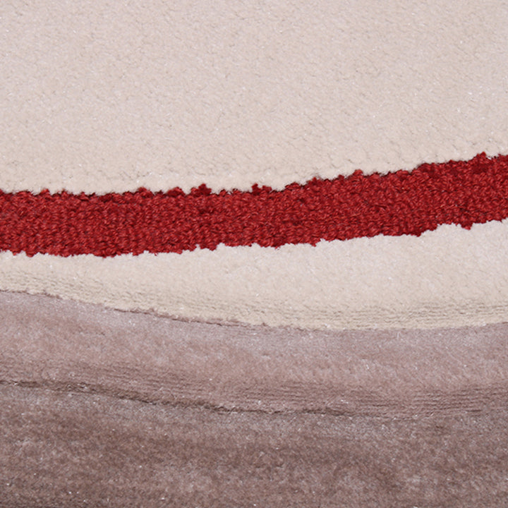 Tapis touffetés ovales faits à la main sur mesure