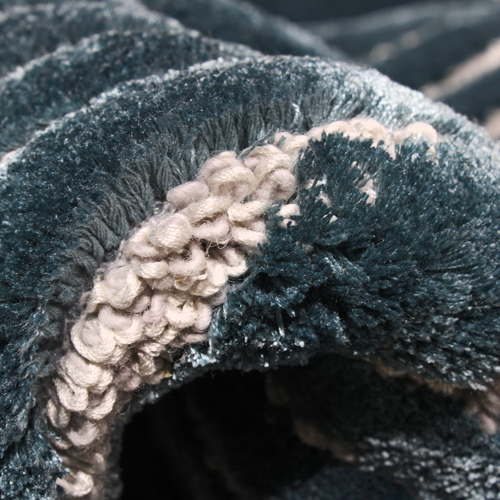 Tapis touffetés géométriques faits à la main sur mesure