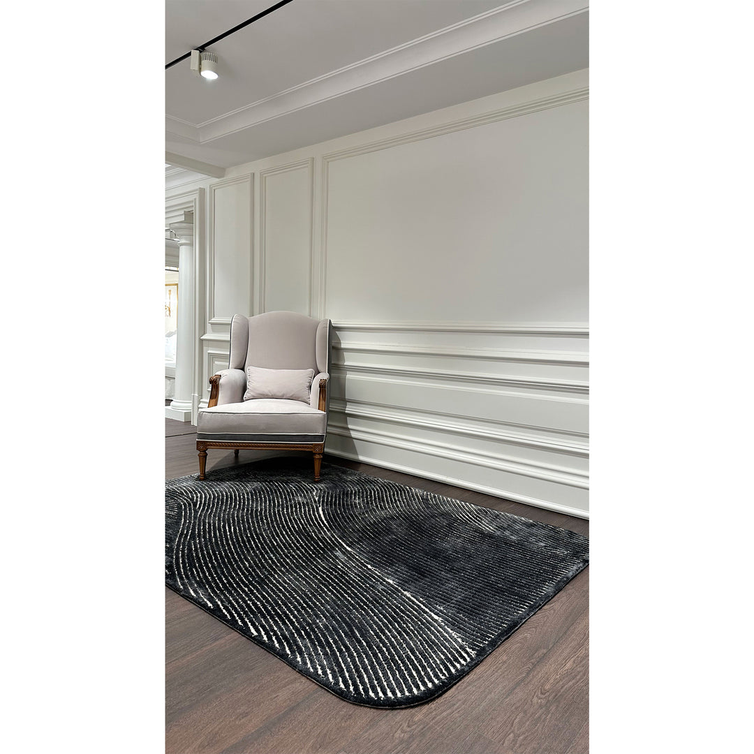Tapis touffetés géométriques faits à la main sur mesure