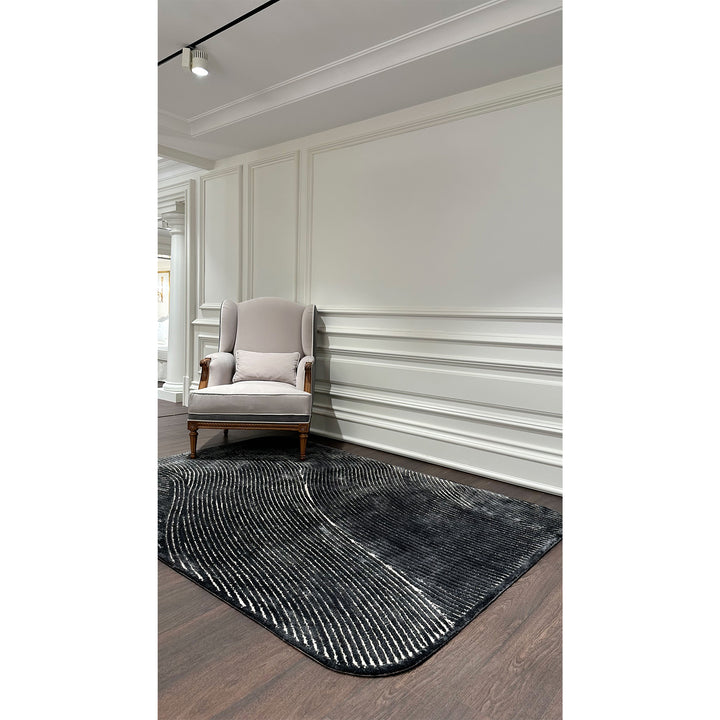 Tapis touffetés géométriques faits à la main sur mesure