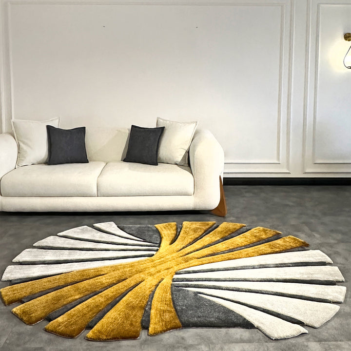 Tapis touffetés géométriques faits à la main sur mesure