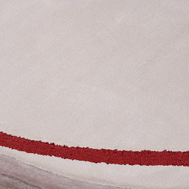 Tapis touffetés ovales faits à la main sur mesure