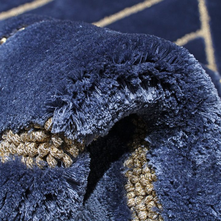 Tapis touffetés géométriques faits à la main sur mesure