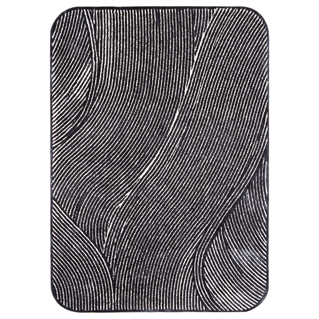 Tapis touffetés géométriques faits à la main sur mesure