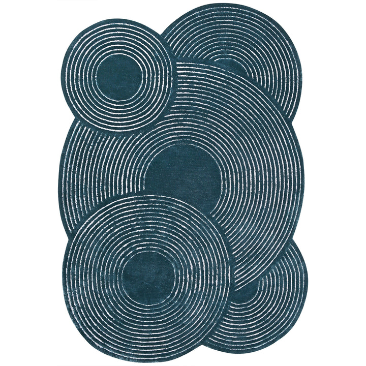 Tapis touffetés géométriques faits à la main sur mesure