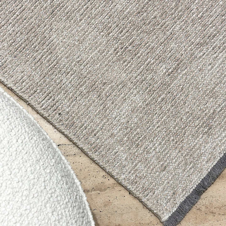 Tapis lavables couleur crème unie