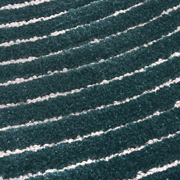 Tapis touffetés géométriques faits à la main sur mesure