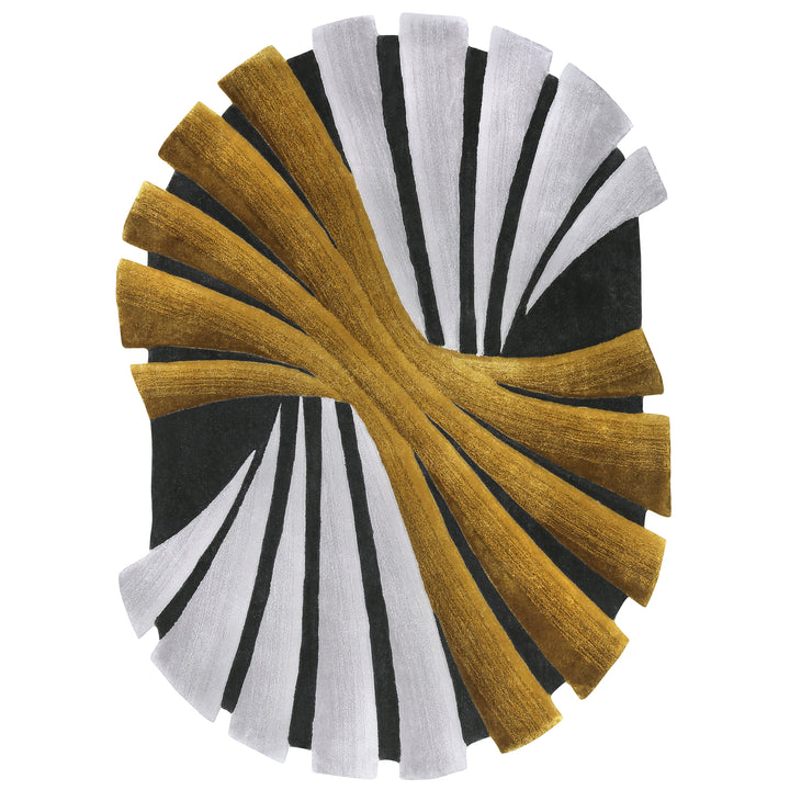 Tapis touffetés géométriques faits à la main sur mesure