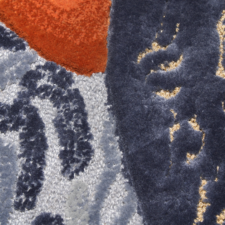 Tapis touffetés ovales faits à la main sur mesure