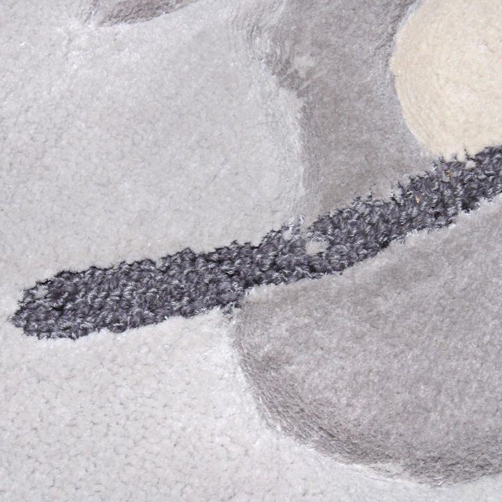 Tapis touffetés ovales faits à la main sur mesure