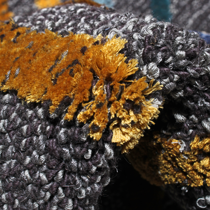 Tapis touffetés ovales faits à la main sur mesure