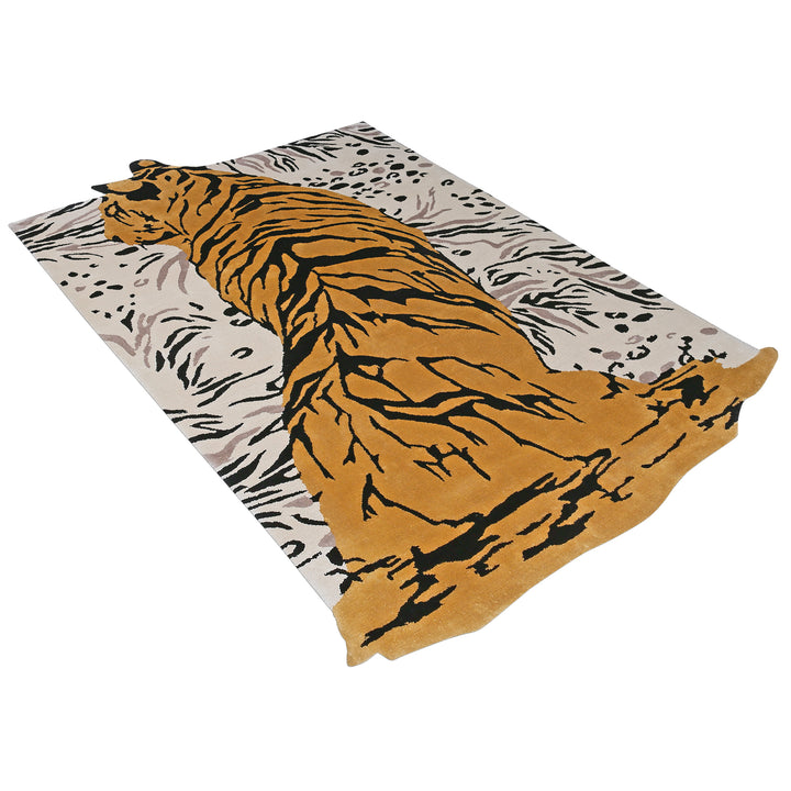 Tapis touffetés sur mesure faits à la main avec motif tigre