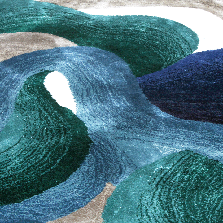 Tapis touffetés faits à la main et sur mesure