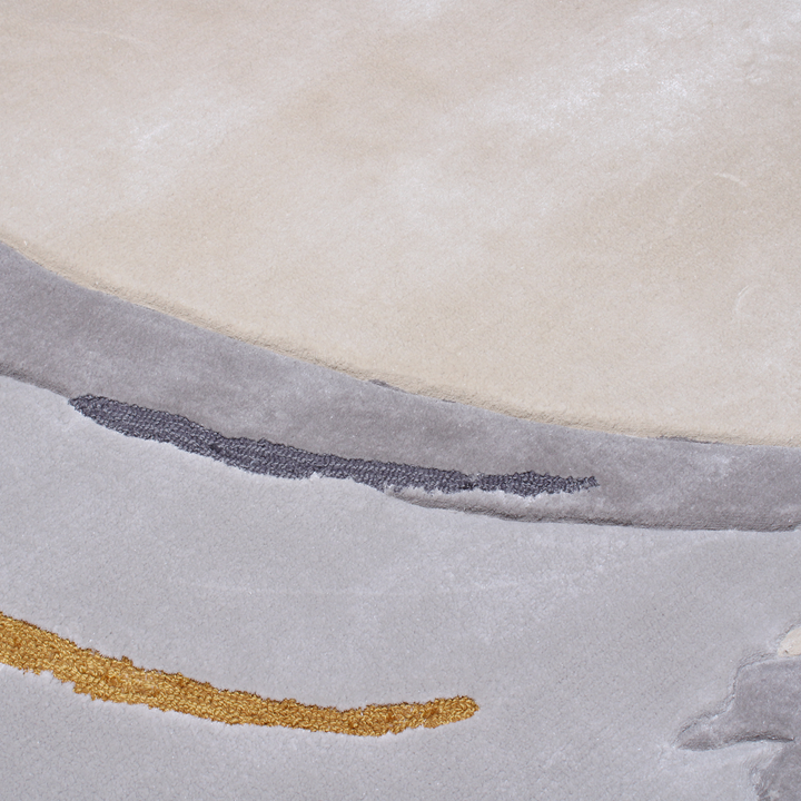 Tapis touffetés ovales faits à la main sur mesure