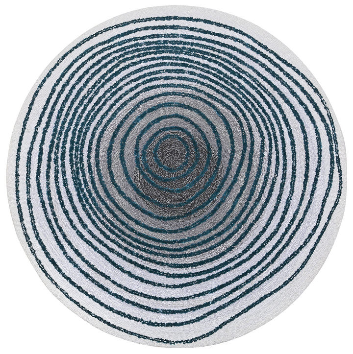 Tapis touffetés ronds faits à la main sur mesure