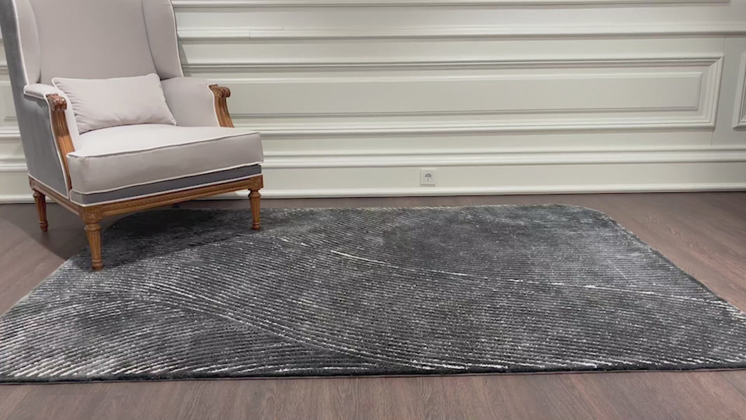 Tapis touffetés géométriques faits à la main sur mesure