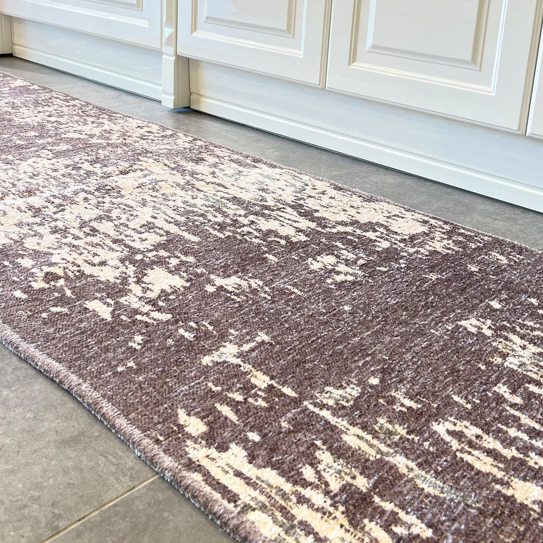 Tapis gris et crème, tapis en coton, tapis lavable, tapis personnalisé, tapis réversible, tapis 8x10, tapis 5x7, tapis 4x6, tapis de couloir 3x5, tapis de couloir 3x10