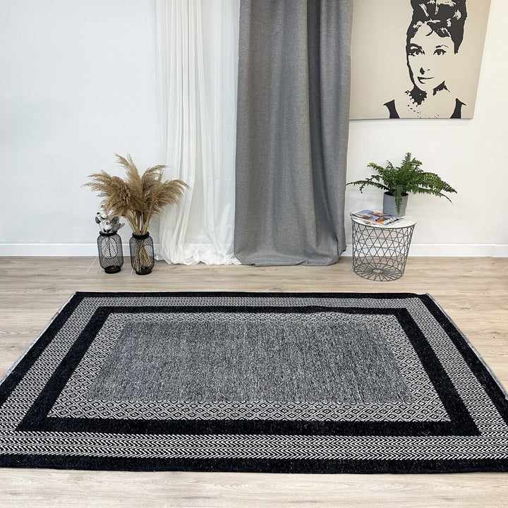 Scandinavian Brown Washable Area Rugs