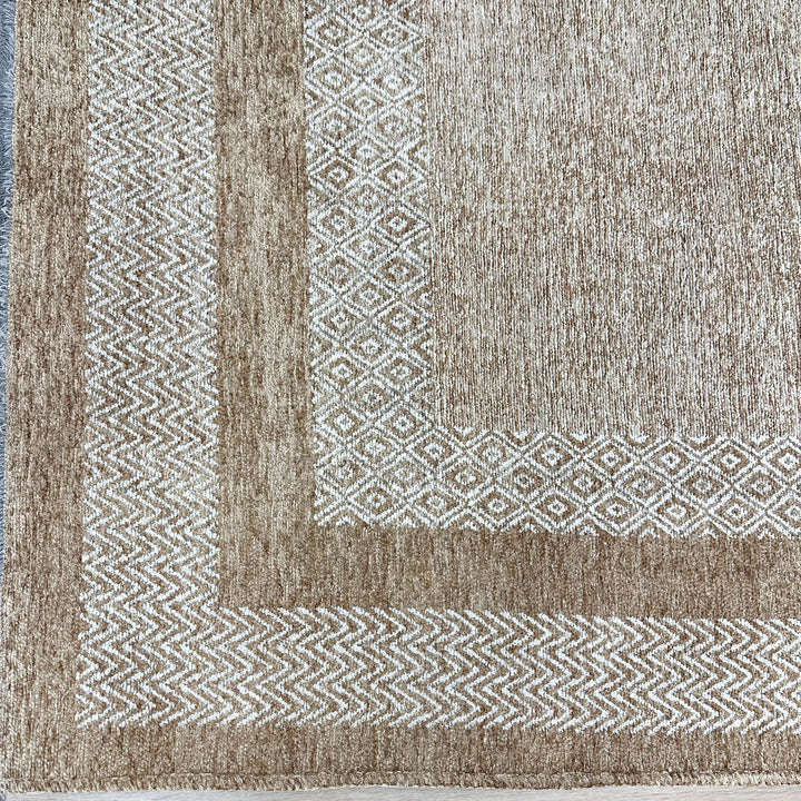 Scandinavian Beige Cream Washable Area Rugs