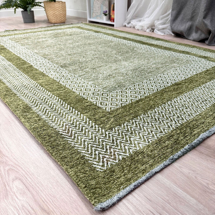 Scandinavian Light Gray Washable Area Rugs