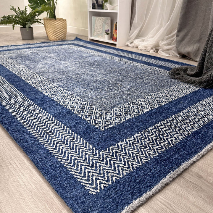 Scandinavian Mauve Washable Area Rugs