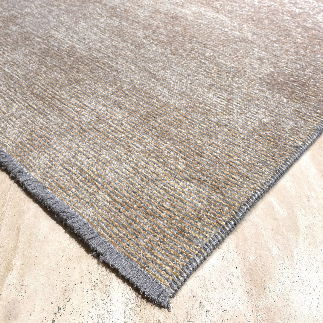 Solid Amber Gold Washable Area Rugs