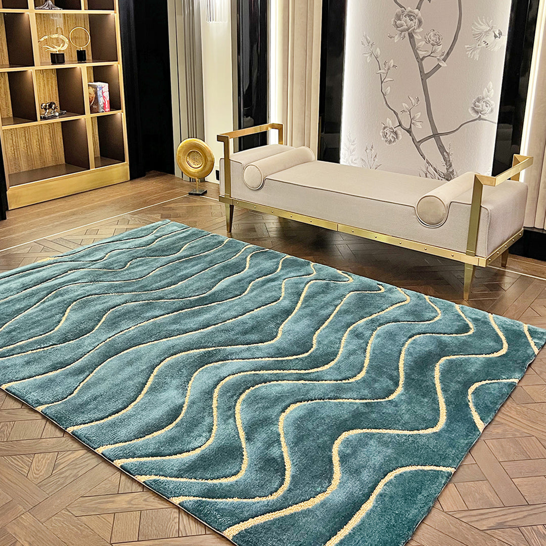 Handmade Custom Wavy Bespoke Tufted Rugs