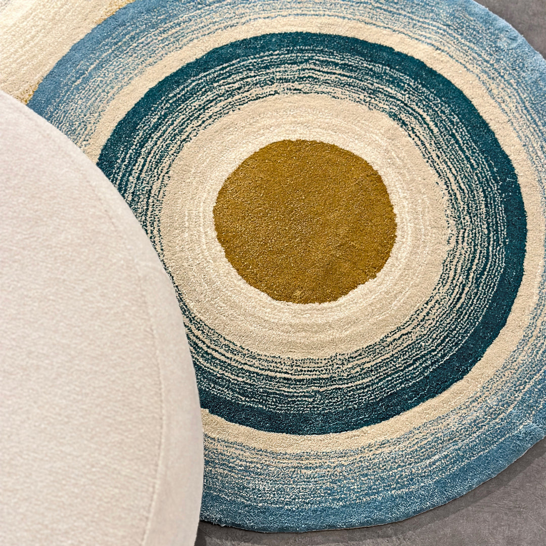 Handmade Custom Circle Bespoke Tufted Rugs