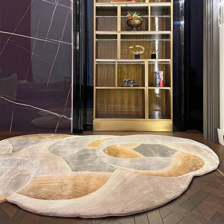 Handmade Custom Circle Bespoke Tufted Rugs