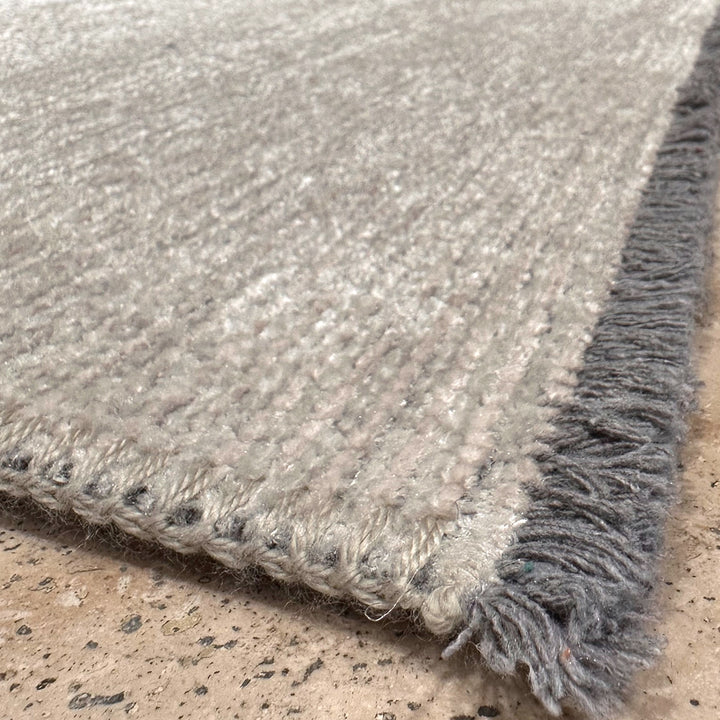 Solid Cream Washable Area Rugs