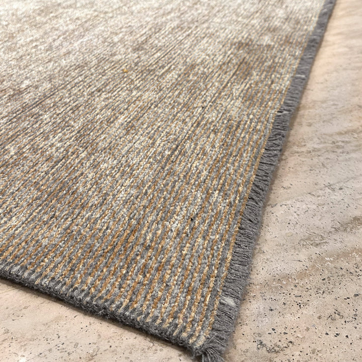 Solid Amber Gold Washable Area Rugs