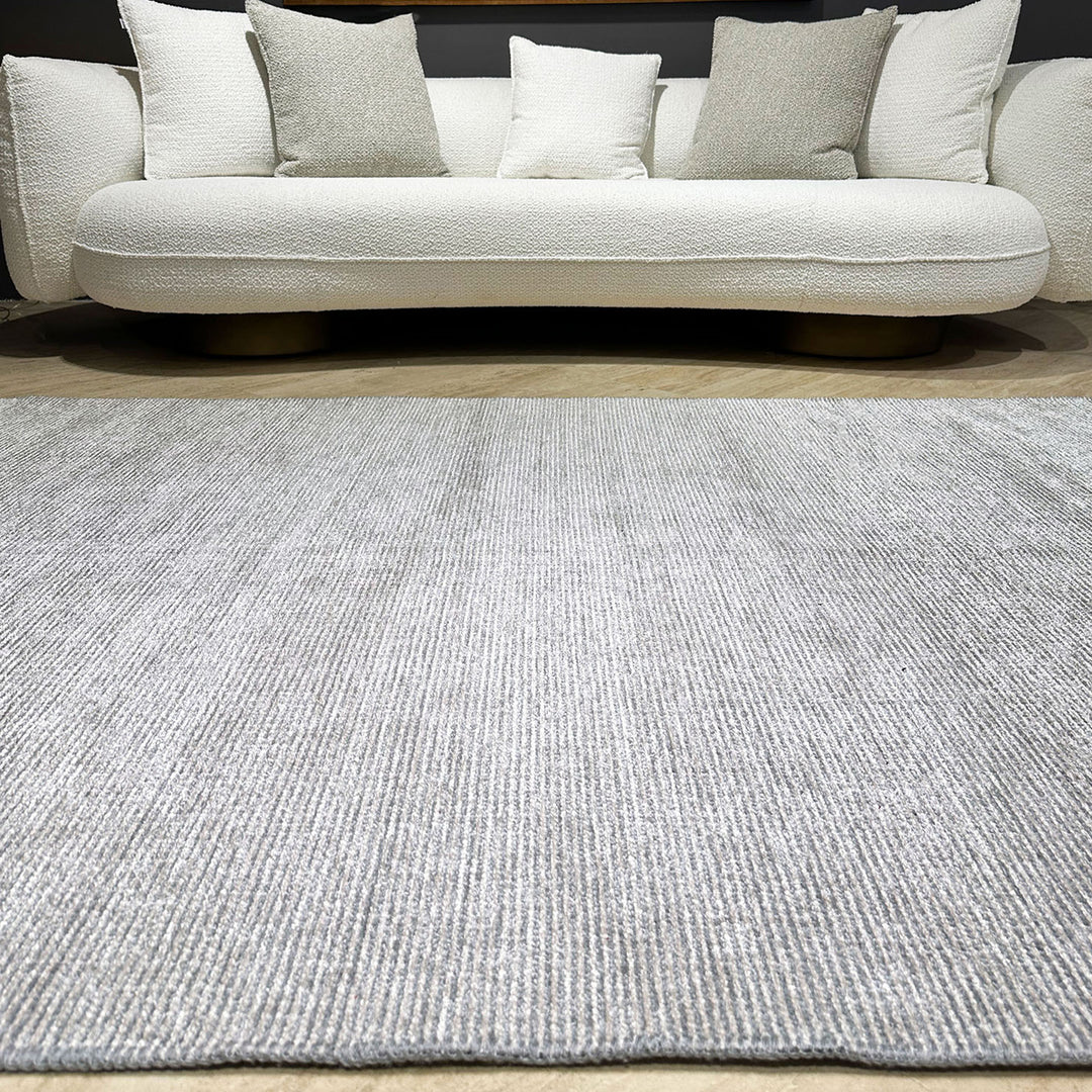 Solid Gray Washable Area Rugs