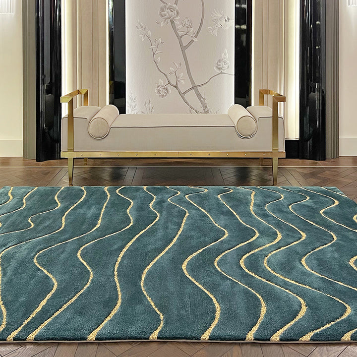 Handmade Custom Wavy Bespoke Tufted Rugs