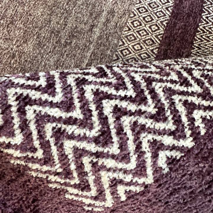 Scandinavian Purple Washable Area Rugs