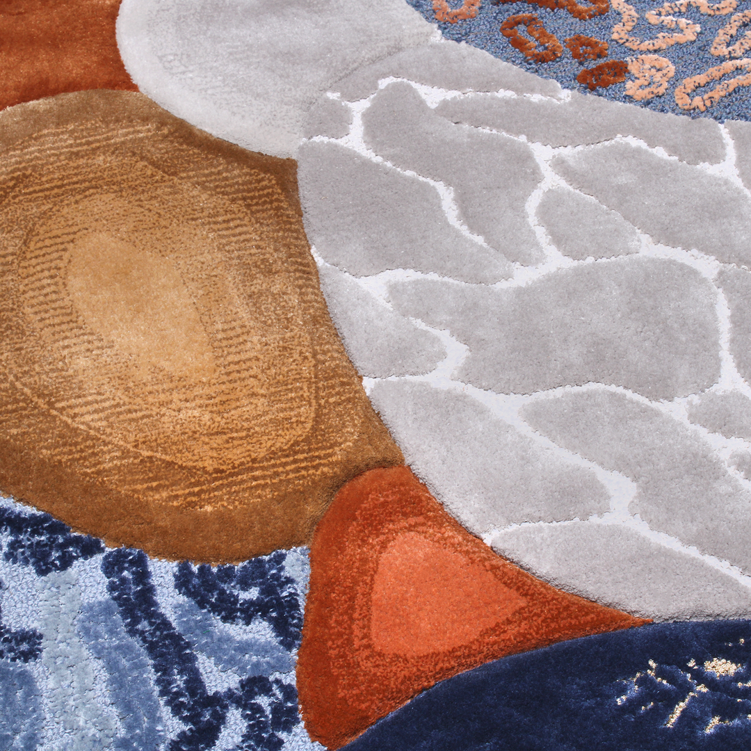 Handmade Custom Oval Bespoke Tufted Rugs