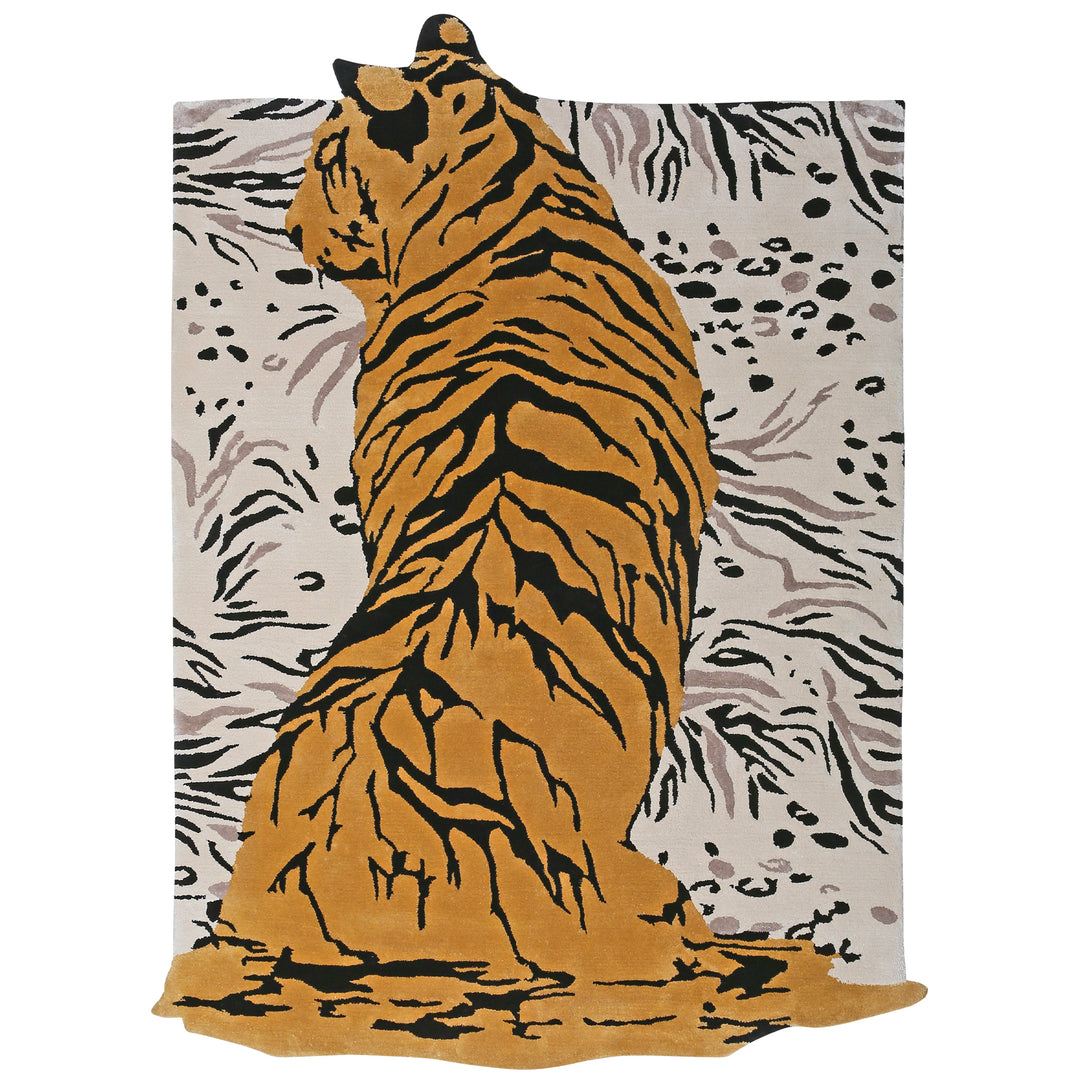 Handmade Custom Tiger Bespoke Tufted Rugs