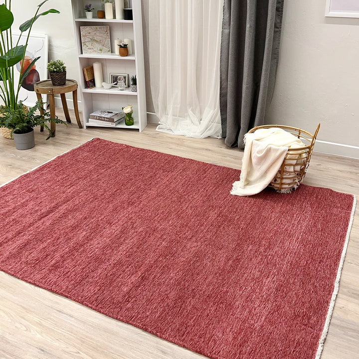 Solid White Washable Area Rugs