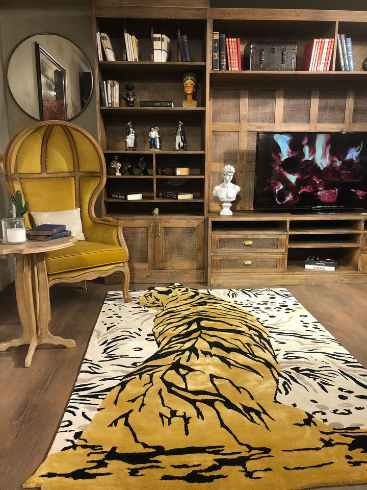 Handmade Custom Tiger Bespoke Tufted Rugs